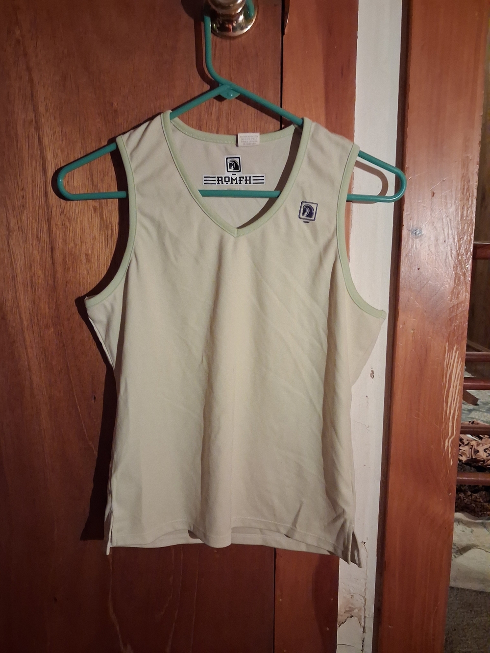 Romfh Pale Green V-Neck Performance Tank